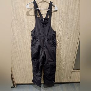 Lands End 14 Husky black snow bib